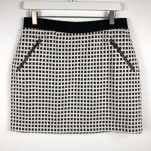 LOFT | Lou & Grey Mini Windowpane Skirt, NWT